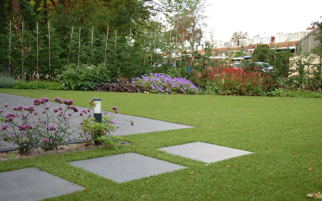 Tuinontwerp en aanleg van moderne tuin in Leidschendam